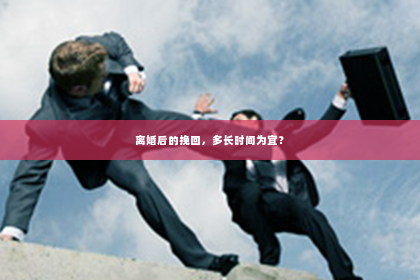离婚后的挽回，多长时间为宜？
