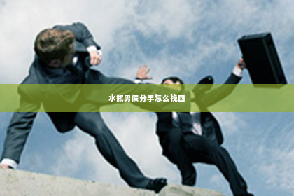 水瓶男假分手怎么挽回