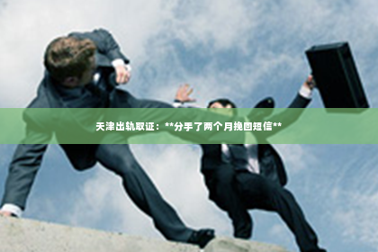 天津出轨取证：**分手了两个月挽回短信**