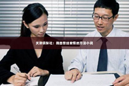 天津侦探社：挽回曾经爱情的方法小说